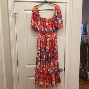 Floral Puff Sleeve Dress